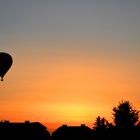 In den Sonnenuntergang fliegen....