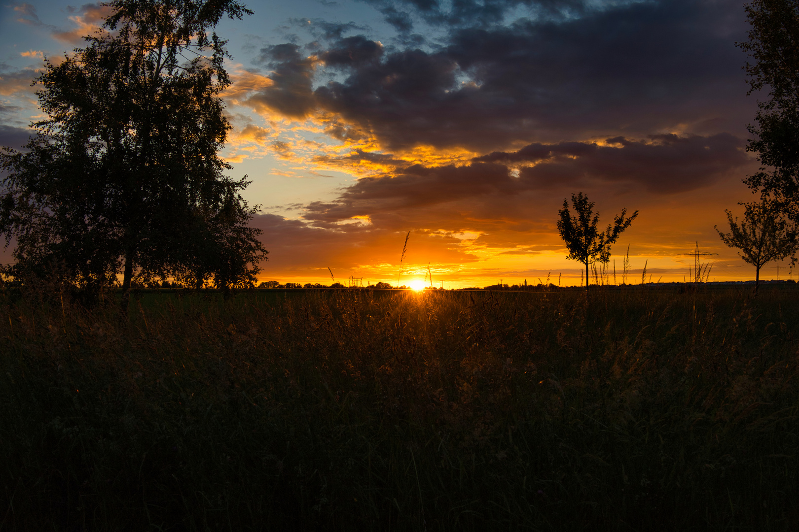 In den Sonnenuntergang hinein