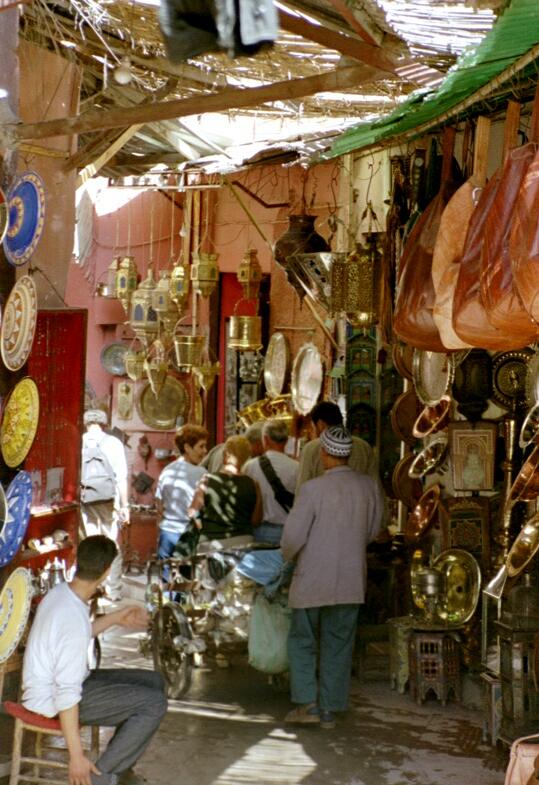 In den Souks von Marrakesch