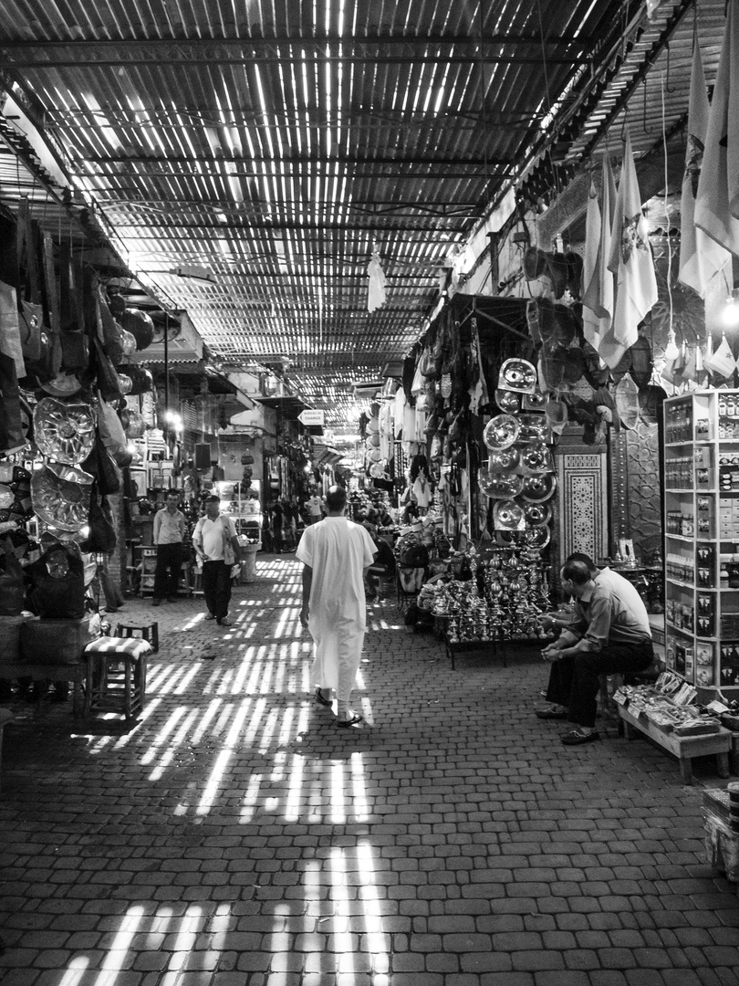 In den Souks von Marrakesch