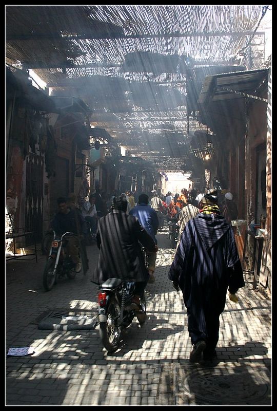 ... In den Souks von Marrakesh ...