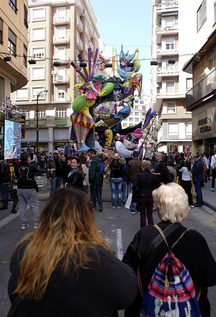 In den Strassen Valencias: Fallas!