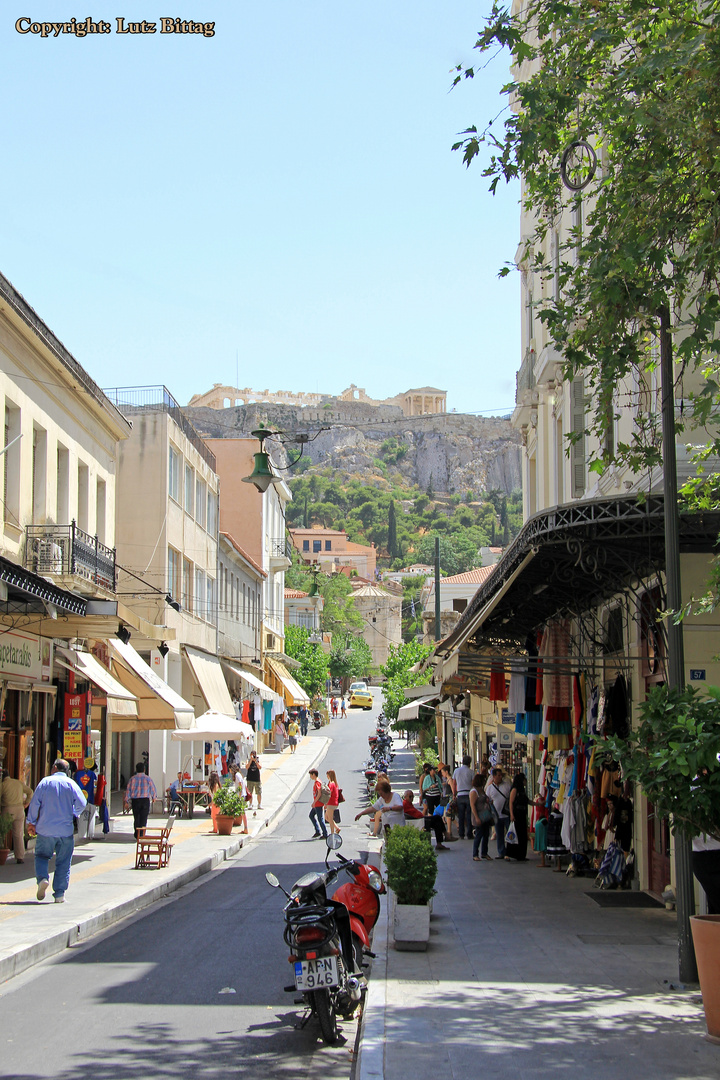 In den Strassen von Athen