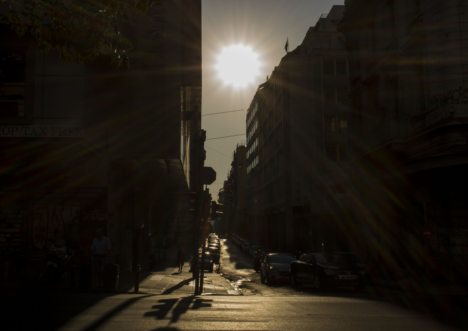 In den Straßen von Athen