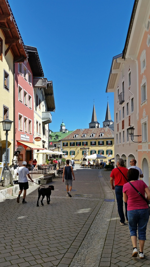 In den Strassen von Berchtesgaden