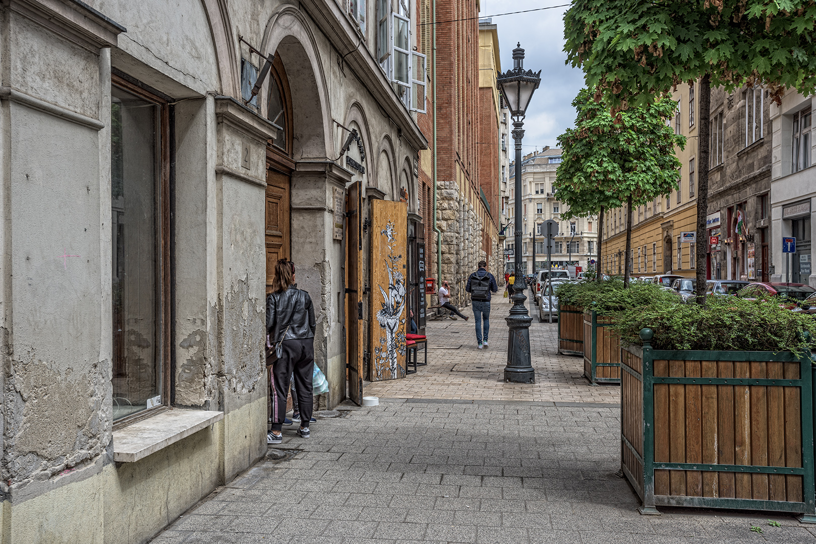 in den Straßen von Budapest