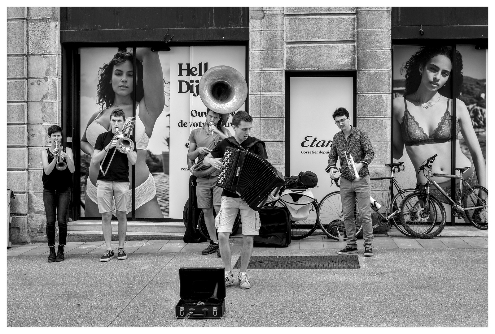 In den Straßen von Dijon