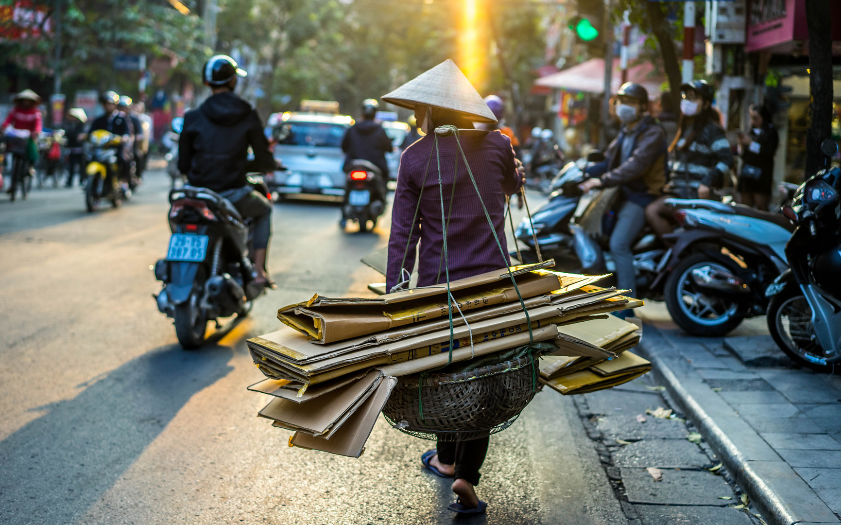 In den Strassen von Hanoi