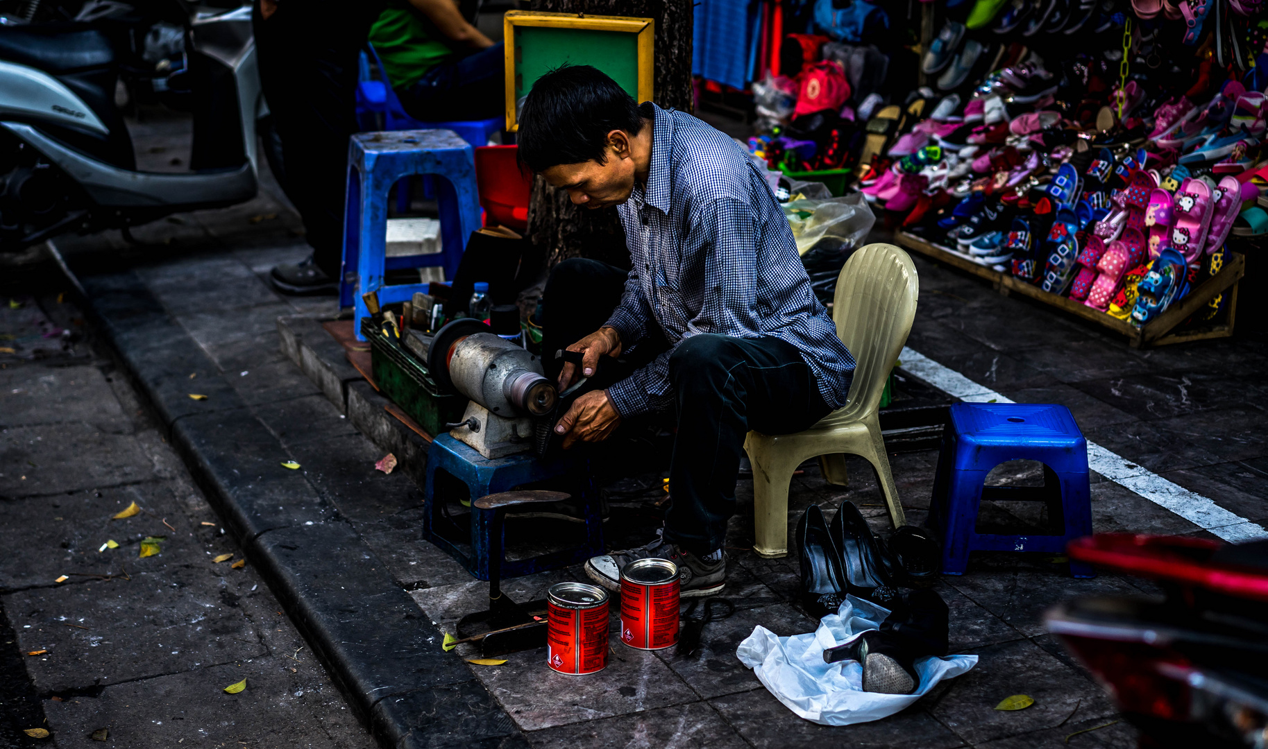 in den Strassen von Hanoi