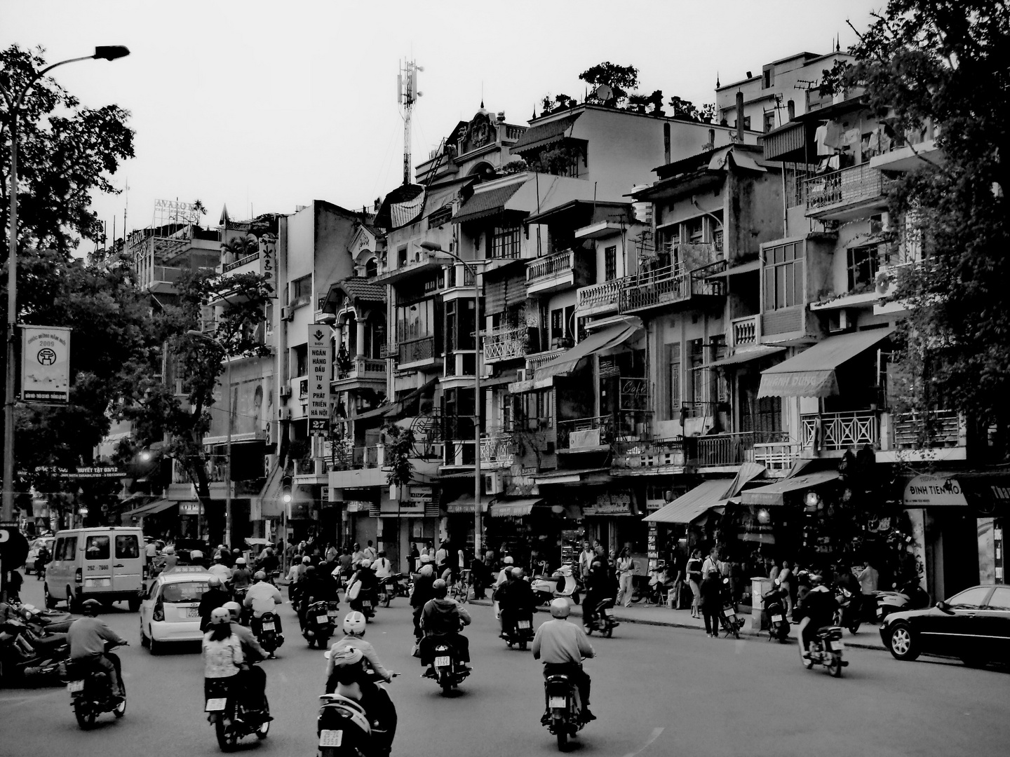 In den Straßen von Hanoi
