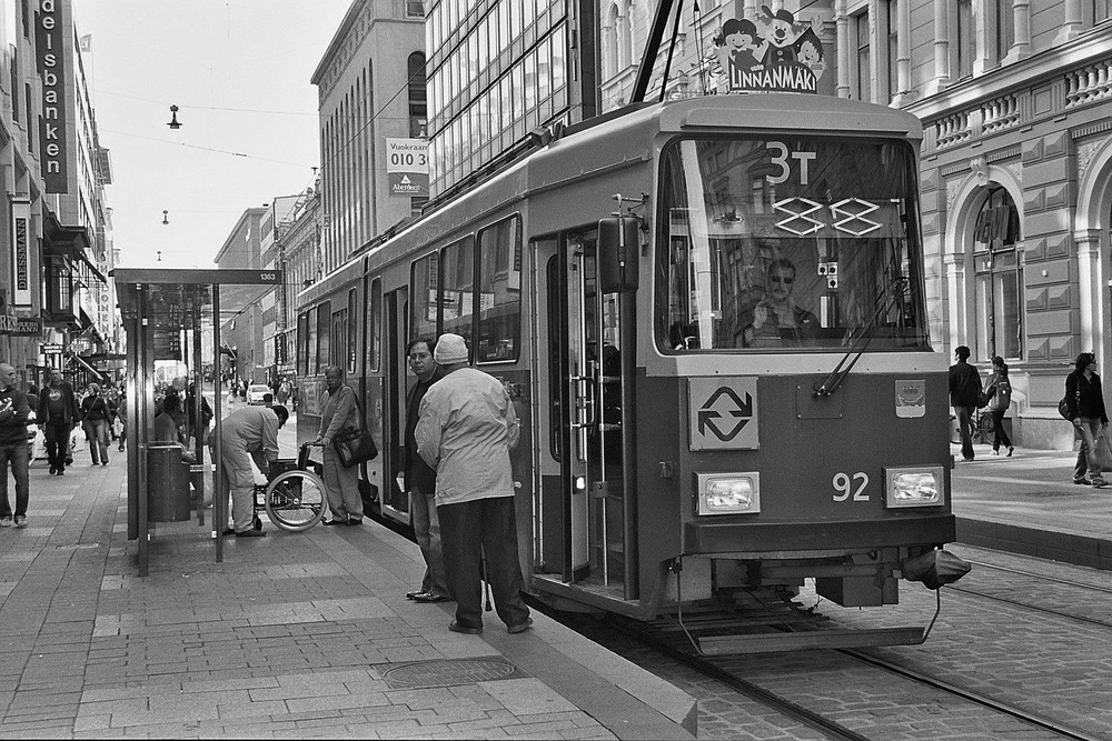 In den Straßen von Helsinki