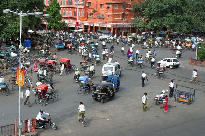 In den Strassen von Jaipur 1