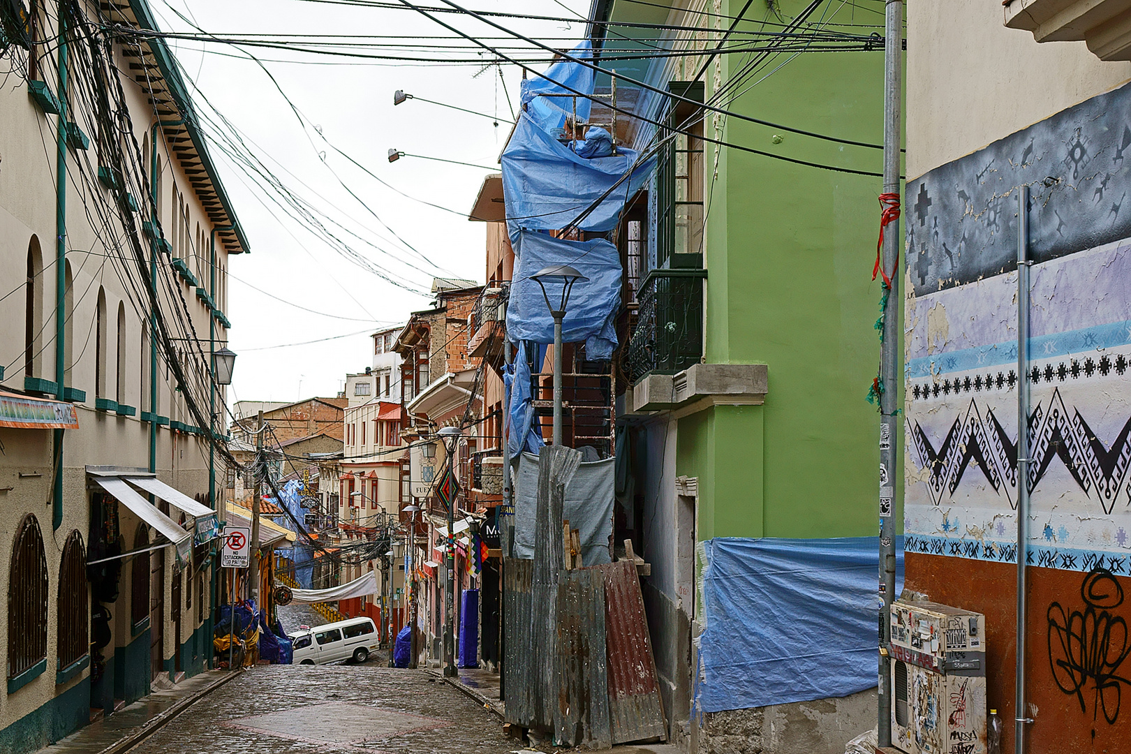 in den Strassen von La Paz