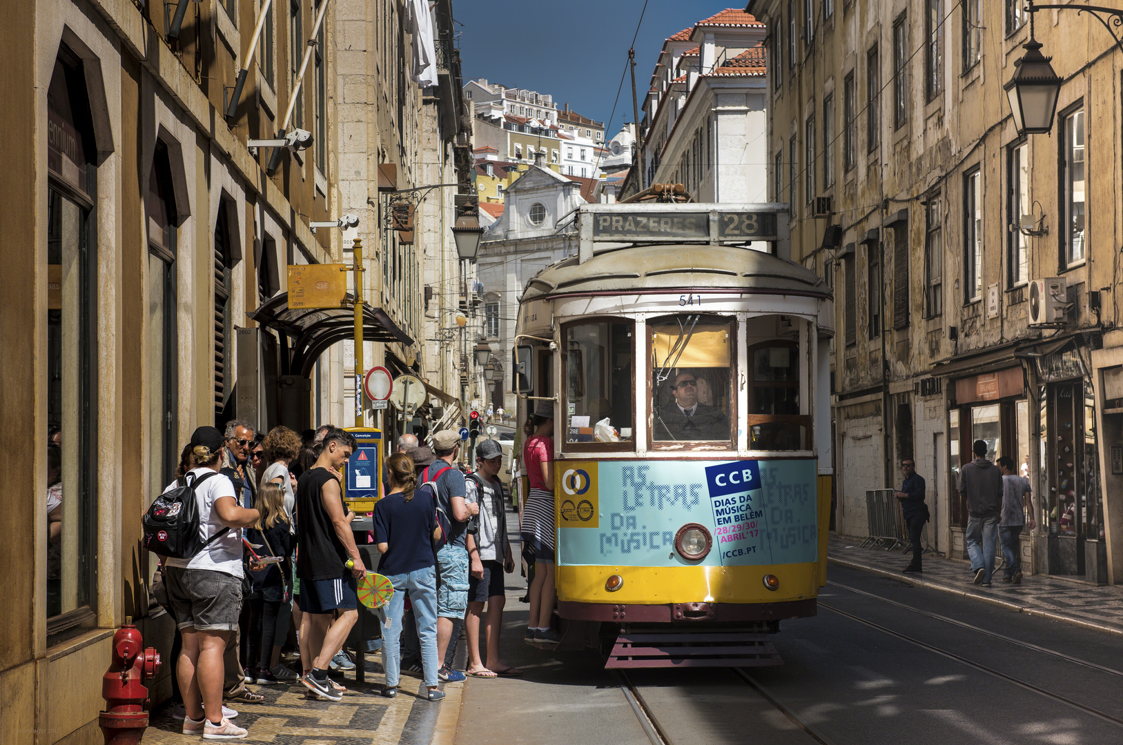 In den Straßen von Lissabon