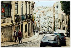 . in den Straßen von Lissabon .