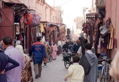 in den straßen von marrakech