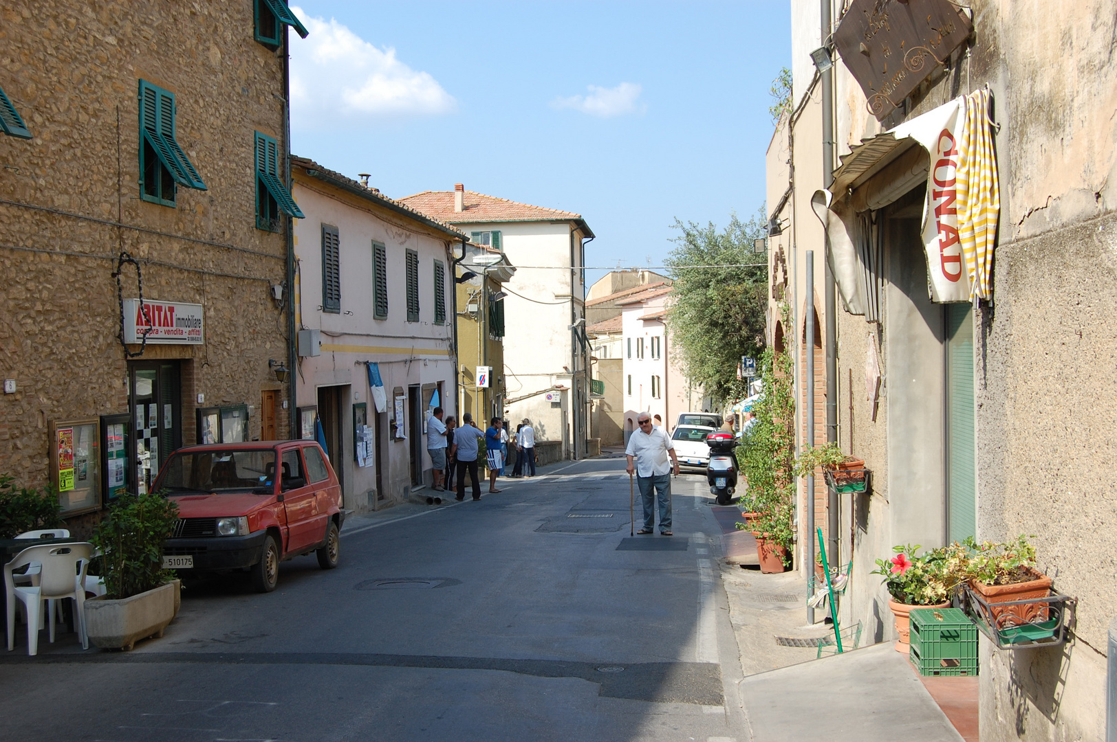 In den Strassen von Montescudaio