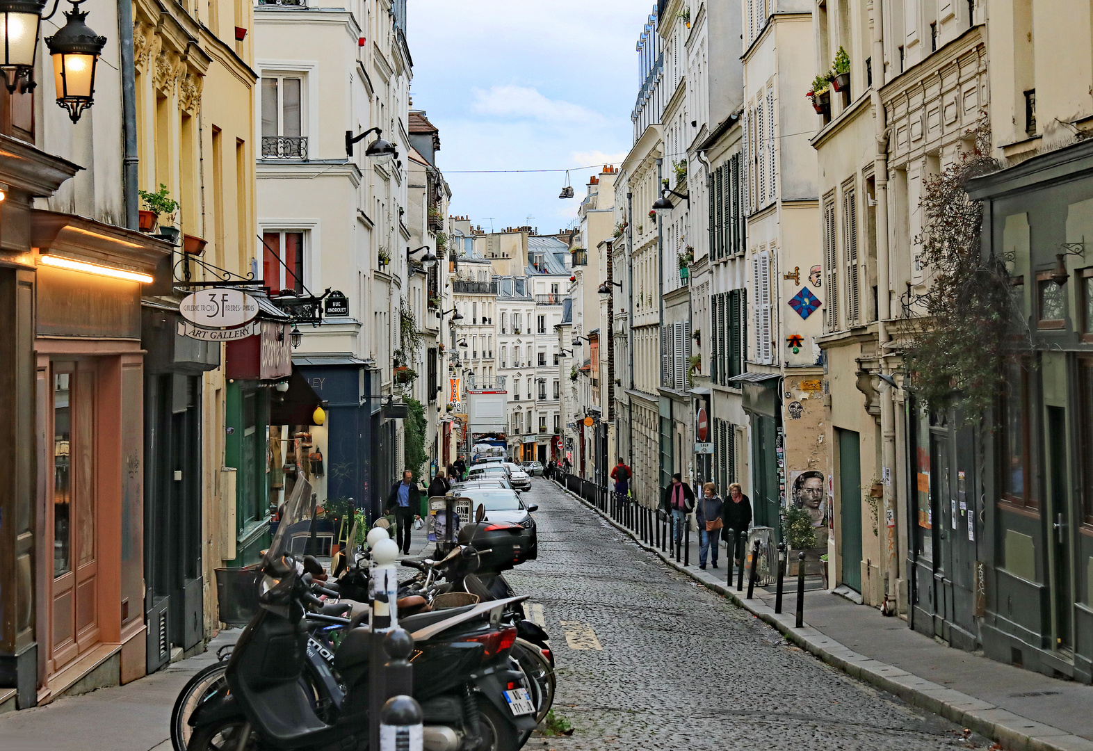 In den Strassen von Montmartre 