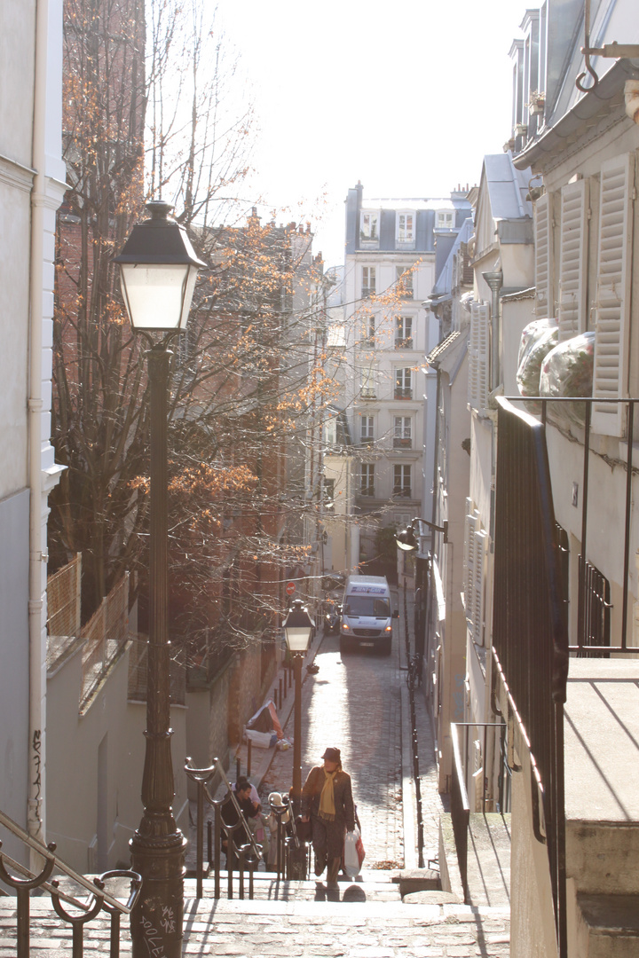 In den Strassen von Montmartre