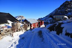 In den Straßen von Nyksund 