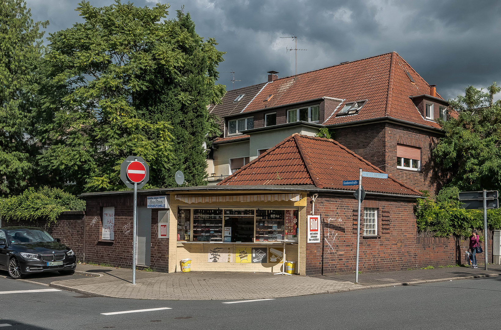 In den Straßen von Oberhausen