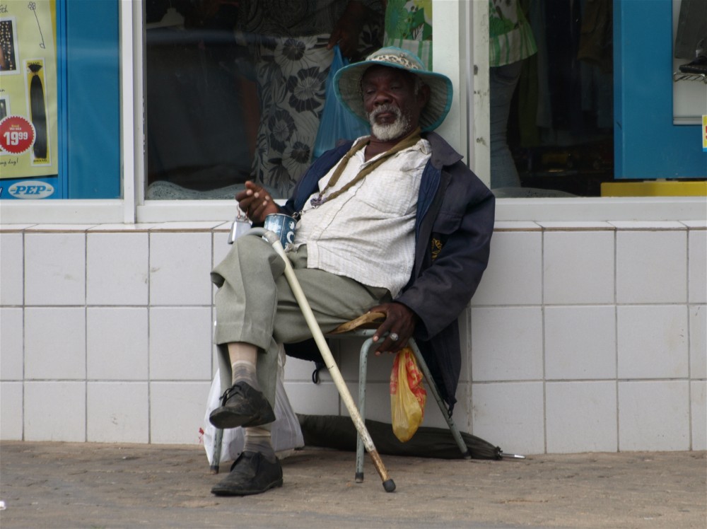 In den Straßen von Okahandja