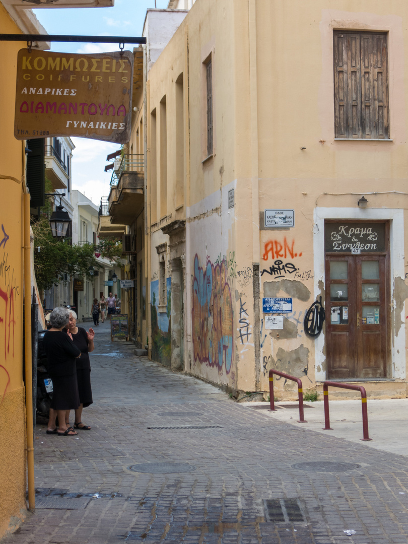 In den Straßen von Rethymnon