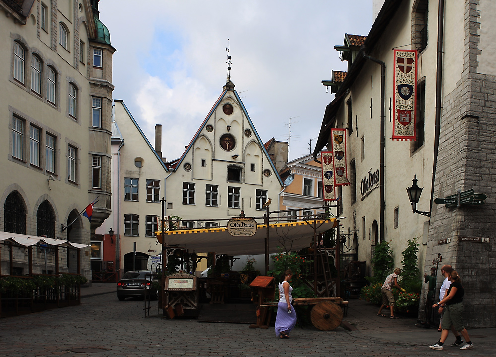 In den Straßen von Tallinn