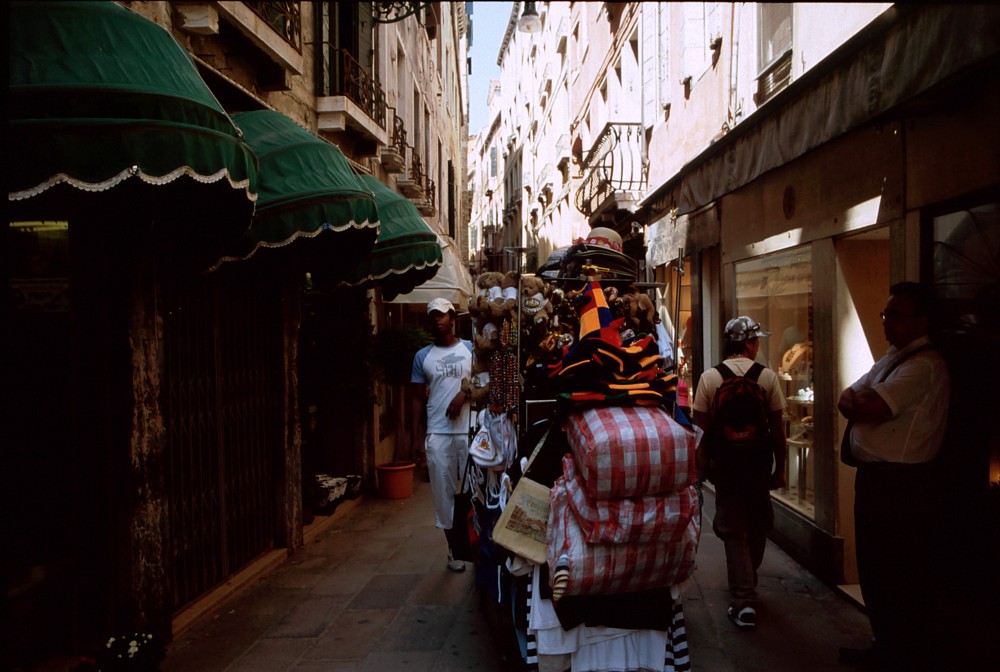 In den Straßen von Venedig