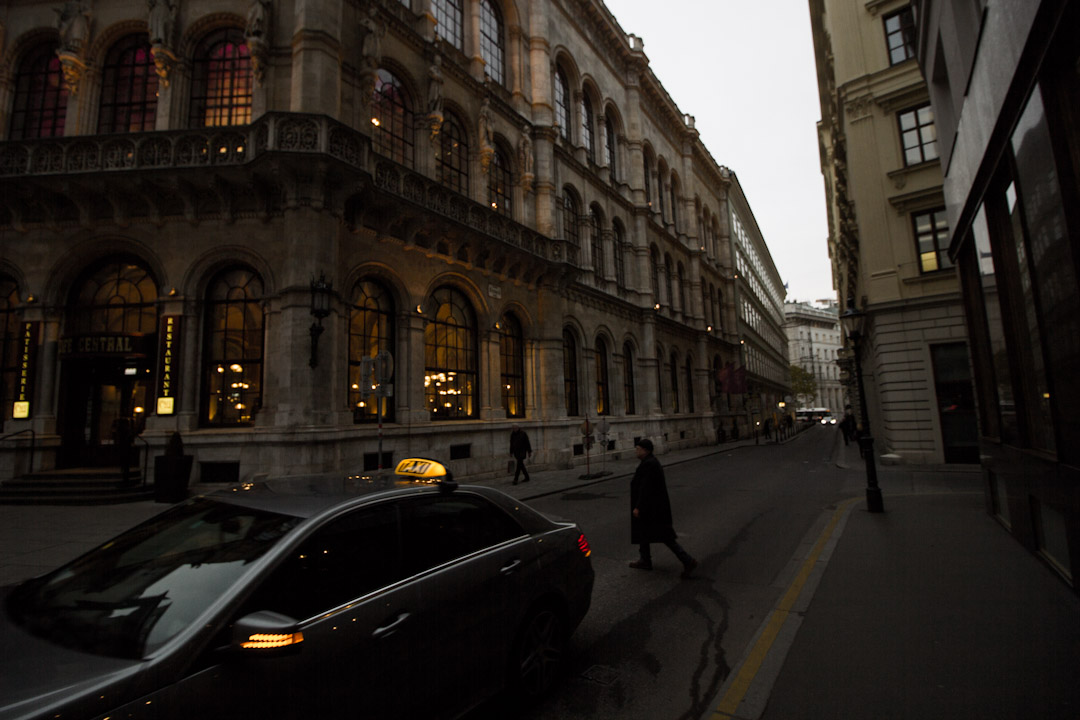 In den Straßen von Wien