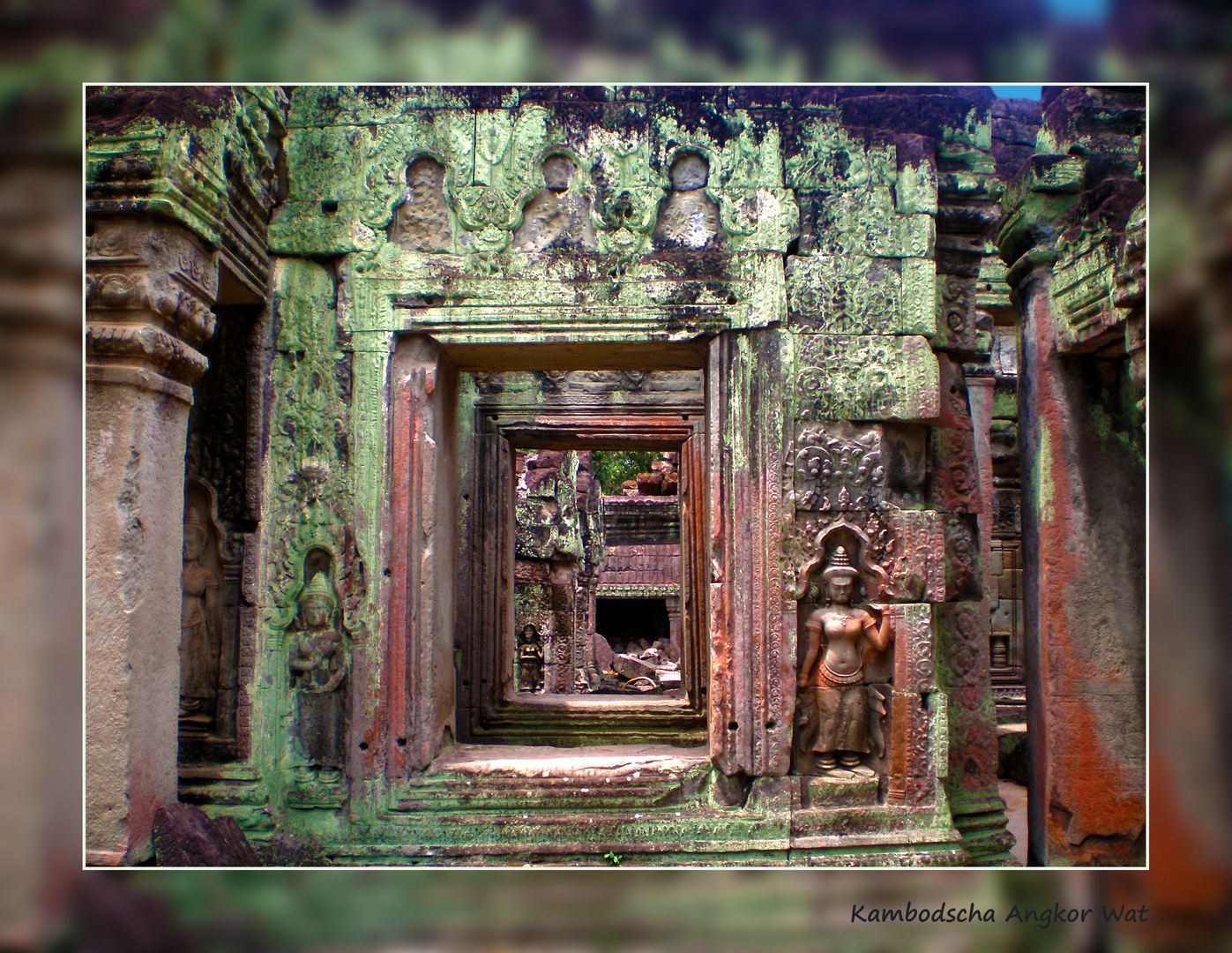 In den Tempeln vom Angkor Wat