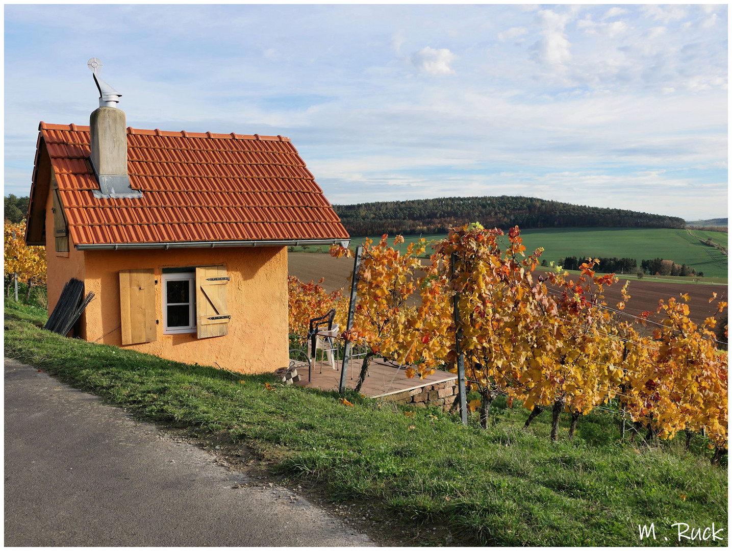 In den Weinbergen unterwegs , 2 