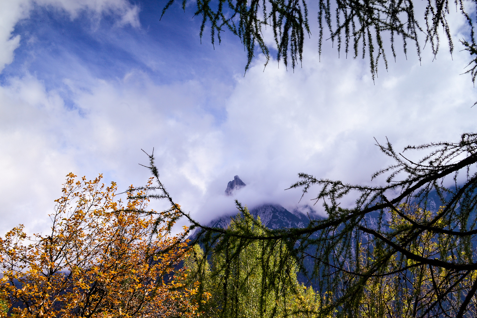 In den Wolken