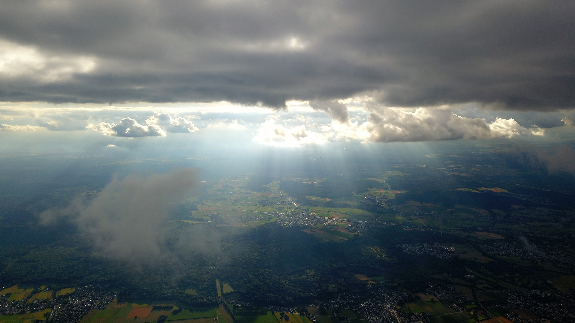 In den Wolken