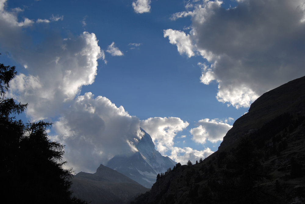 In den Wolken