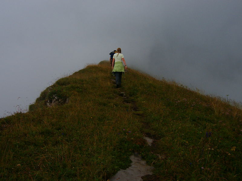 In den Wolken