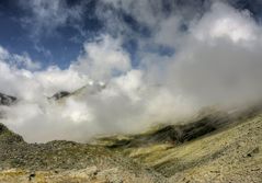 In den Wolken