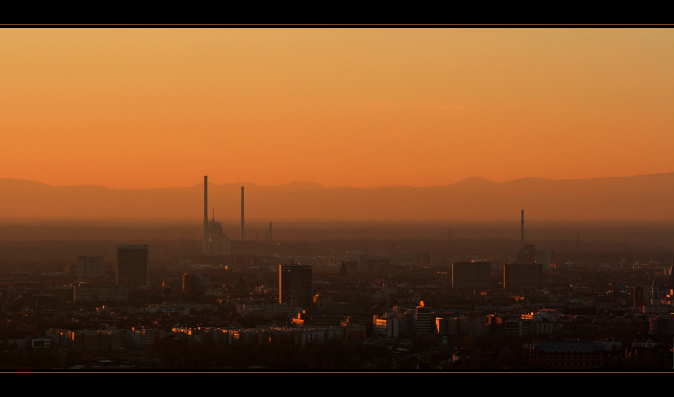 In der Abenddämmerung