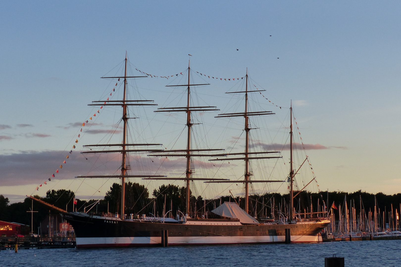 In der Abenddämmerung