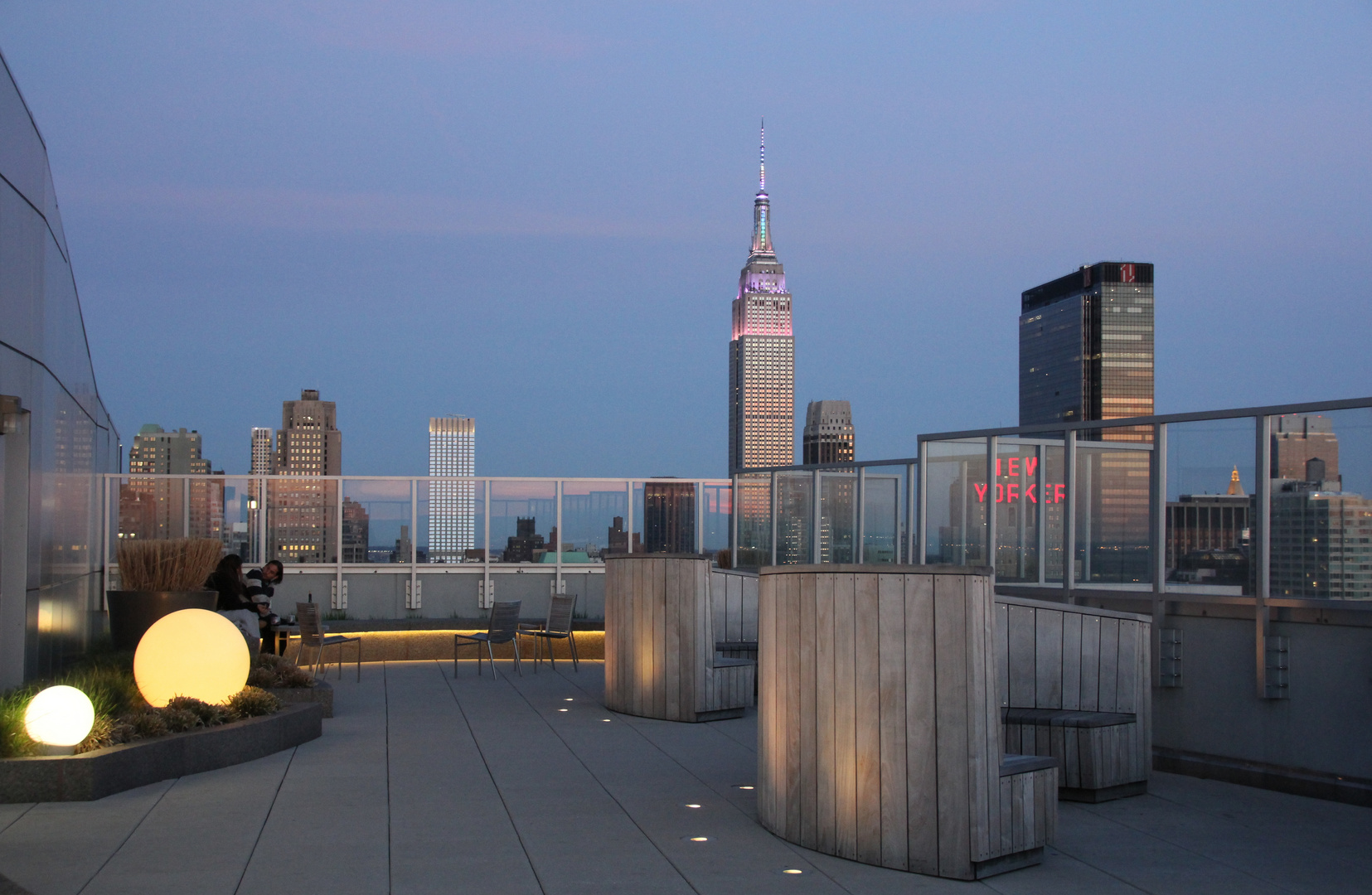 In der Abenddämmerung II mit Blick auf das Empire State Building