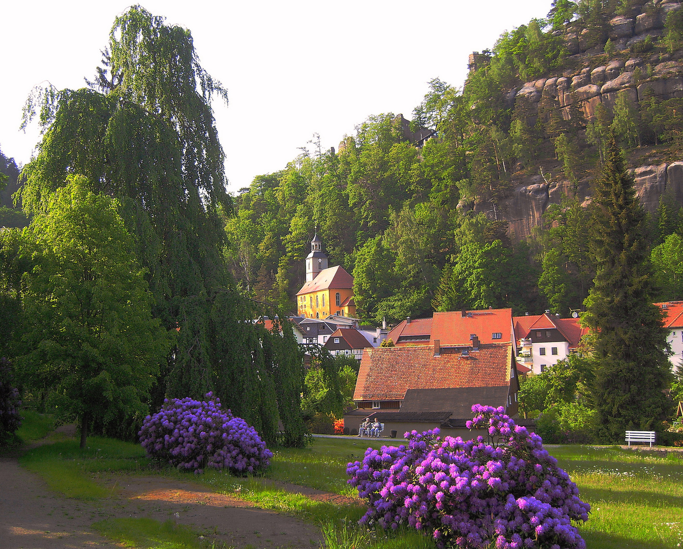 In der Abendsonne