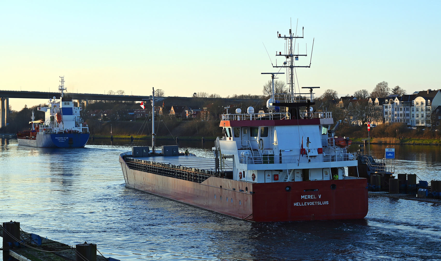 In der Abendsonne Richtung Elbe und Nordsee