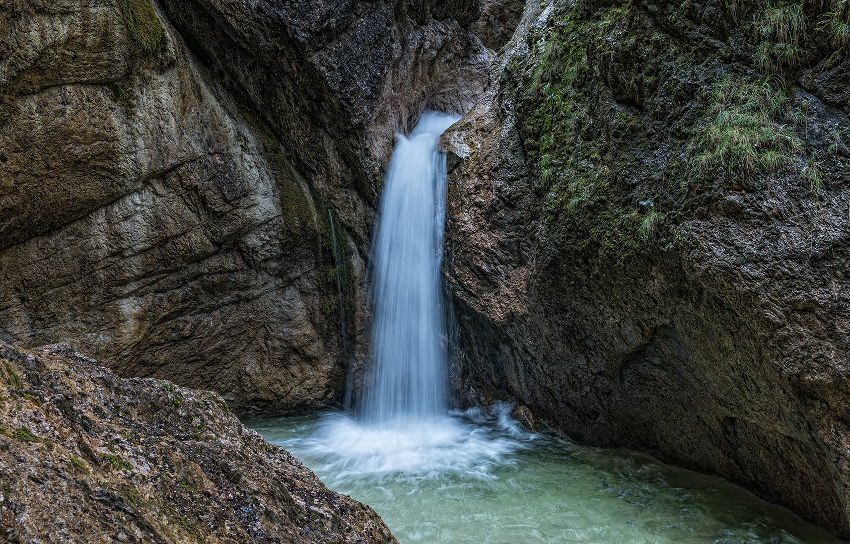 in der Almbachklamm