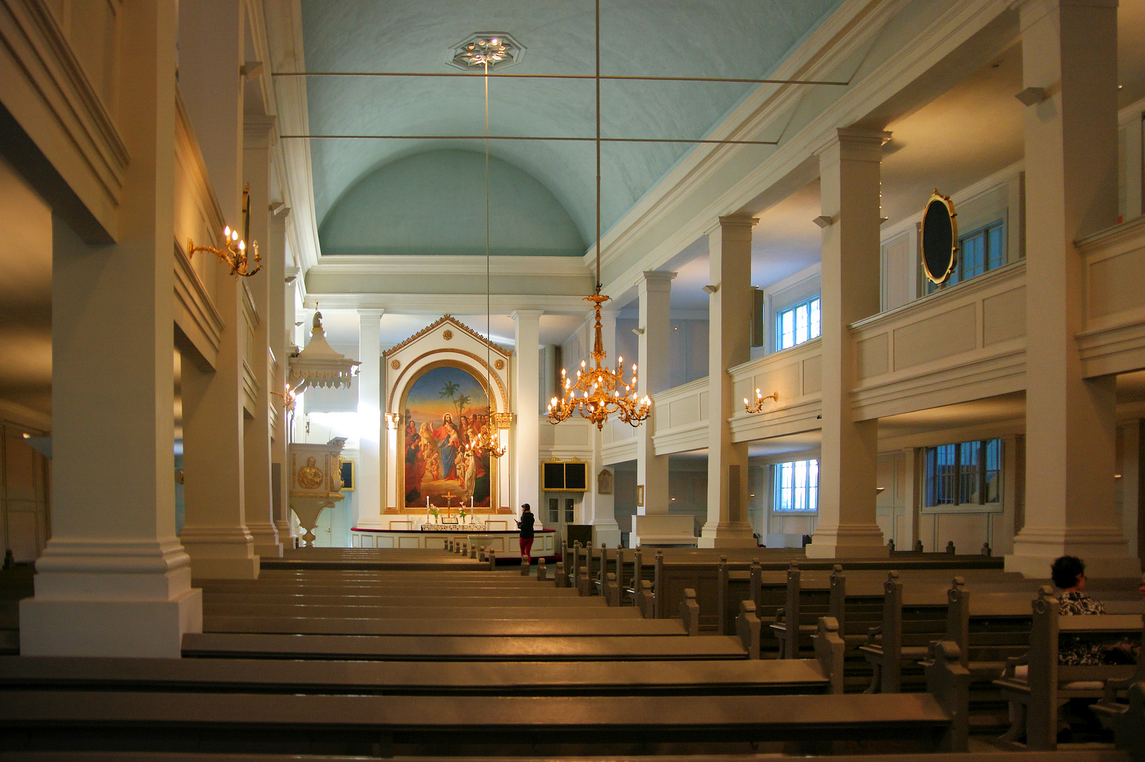 In der "Alten Kirche" (Vanhakirkko / Gamla kyrkan) in Helsinki