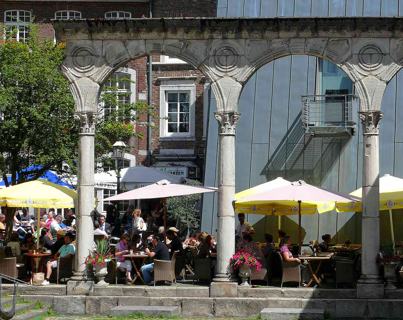 In der Altstadt von Aachen