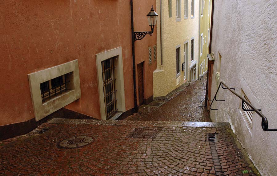 In der Altstadt von Baden - Baden