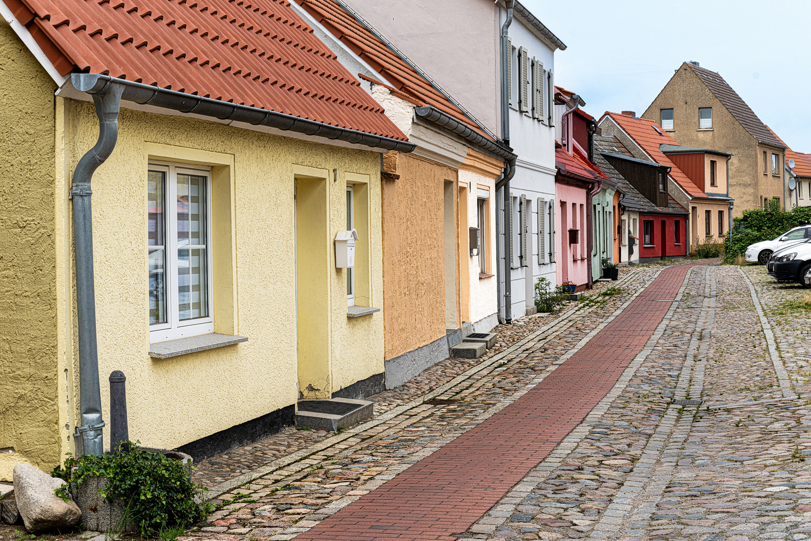 In der Altstadt von Barth, dem Tor zur Ostsee vor dem Darss