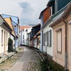 In der Altstadt von Barth, dem Tor zur Ostsee vor dem Darss