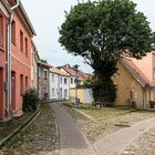 In der Altstadt von Barth, dem Tor zur Ostsee vor dem Darss