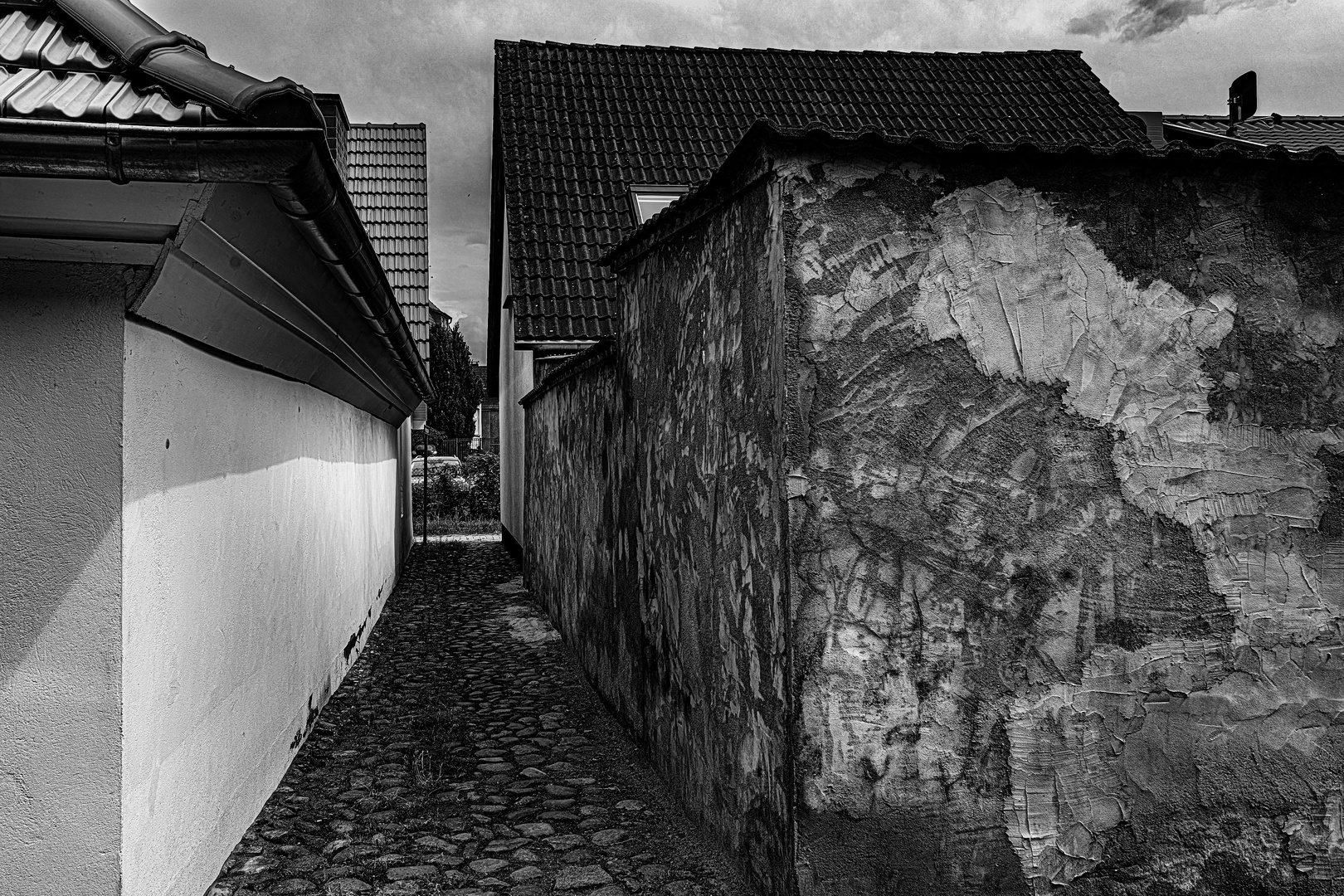 In der Altstadt von Barth, dem Tor zur Ostsee vor dem Darss - hier die Kosegasse